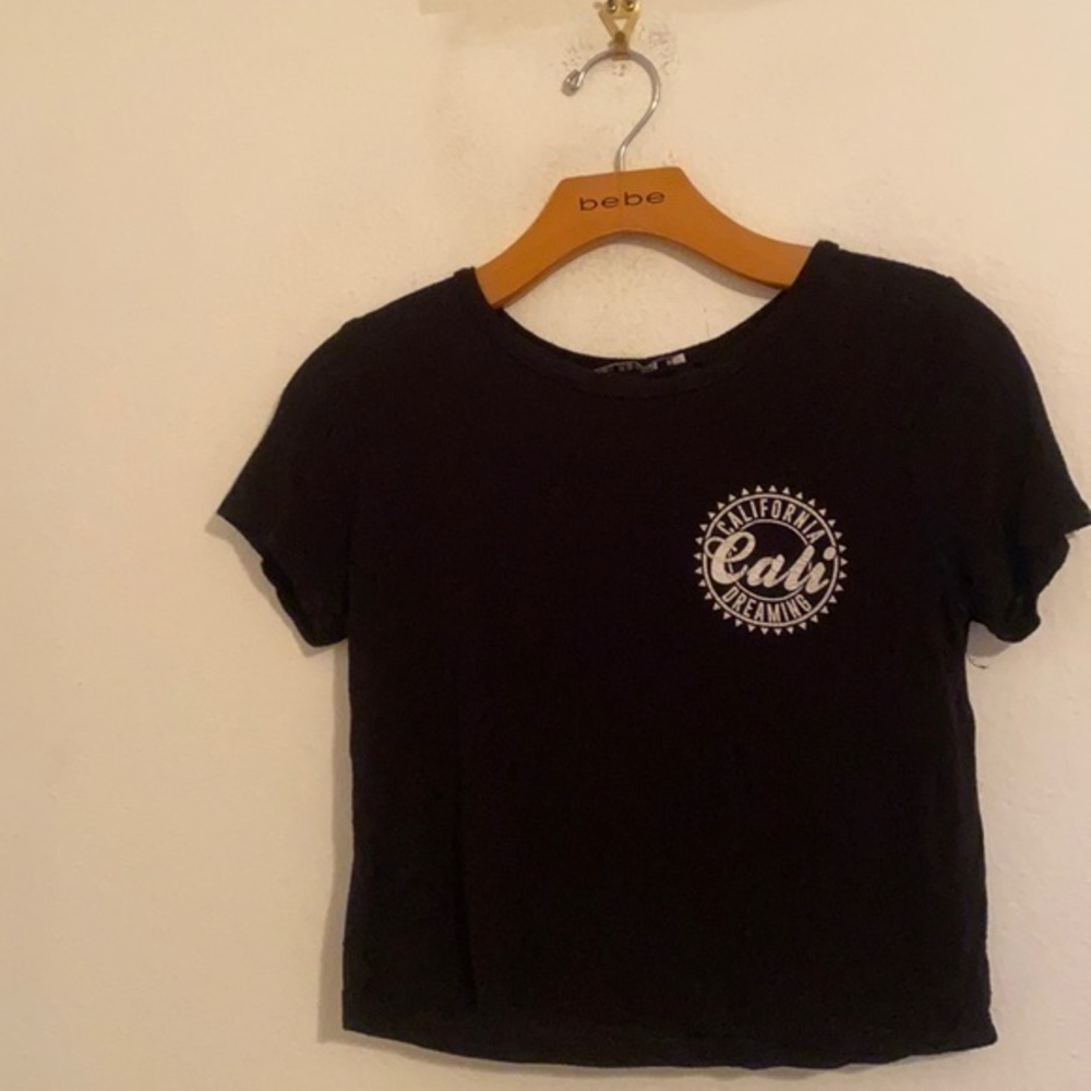 HI ROOMIE SMALL BLACK SHORT SLEEVE SHIRT SMALL